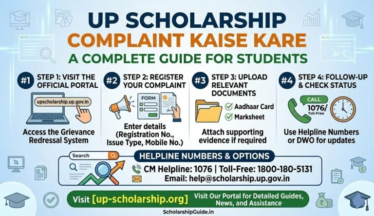 UP Scholarship Complaint Kaise Kare