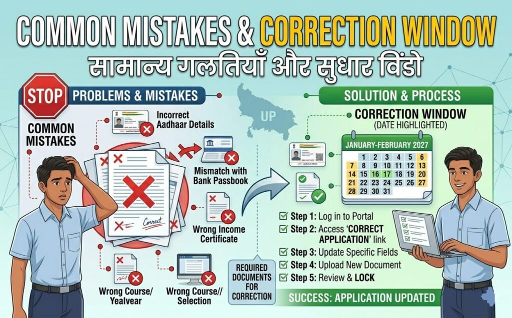 up-scholarship-common-mistakes-correction-window-guide