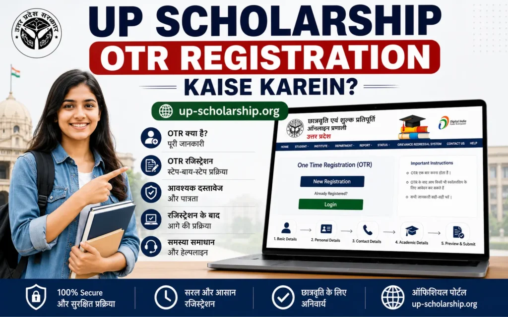 UP Scholarship OTR registration kaise karein