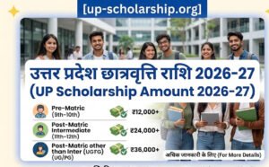 Up Scholarship amount 2026-27