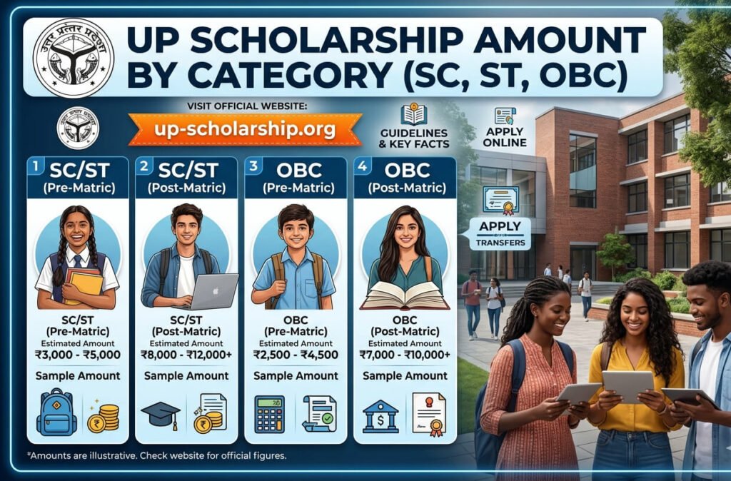 up-scholarship-amount-sc-st-obc-category-wise