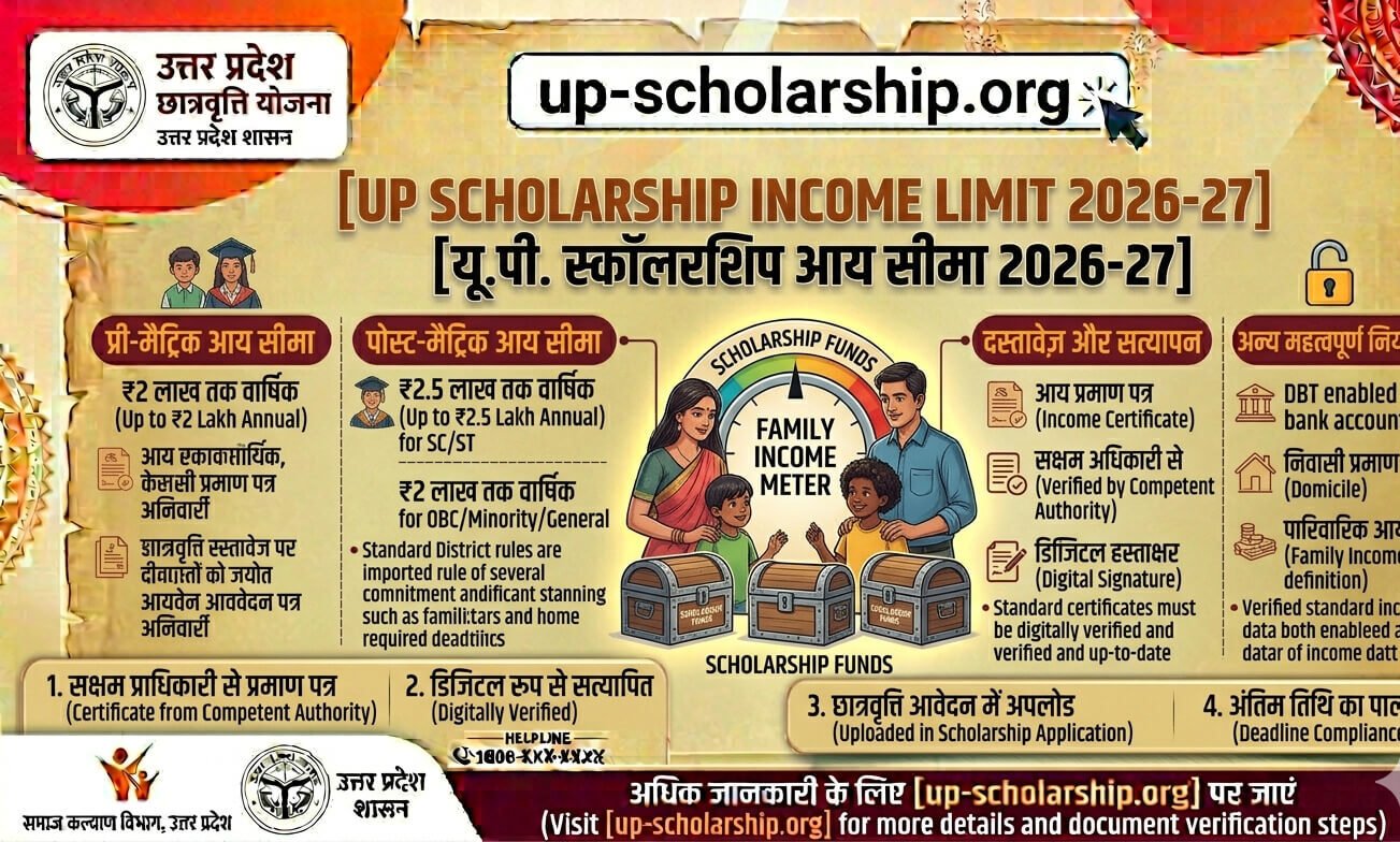 up-scholarship-ke-liye-income-limit-kitni-hai