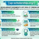 up-scholarship-documents-list-2026-27